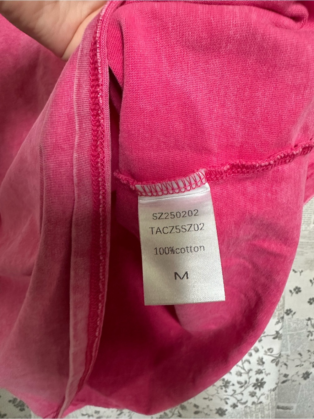 Pink Set / Washed Crop Matching Set - Picture 4 of 4